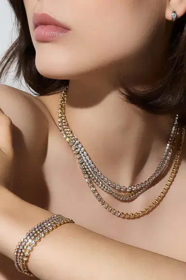 WALTERS FAITH Diamond Bezel WF Classic Necklace | Thumbnail 2