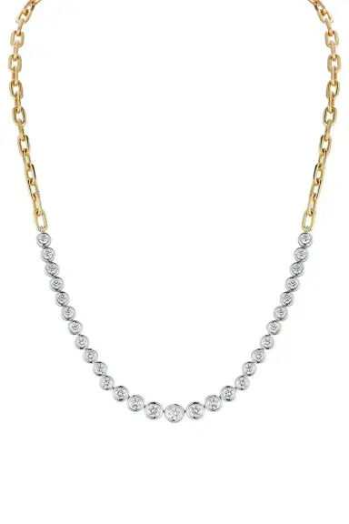 WALTERS FAITH Diamond Bezel WF Classic Necklace | Thumbnail 4
