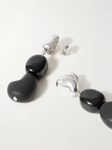 AGMES Ada Sterling Silver Onyx Earrings | Thumbnail 3 AGMES Ada Sterling Silver Onyx Earrings | Thumbnail 3