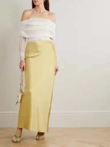 Cult Gaia Chantel Silk-blend Satin Maxi Skirt | Thumbnail 2
