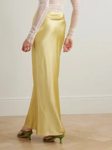 Cult Gaia Chantel Silk-blend Satin Maxi Skirt | Thumbnail 3