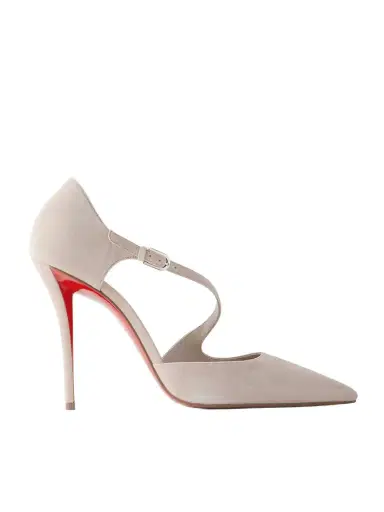 Christian Louboutin Miss Ziggyta 100 Suede Pumps | Thumbnail 1