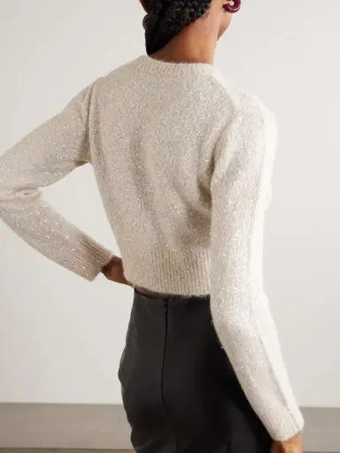 Erdem Embellished Alpaca-blend Cardigan | Thumbnail 3