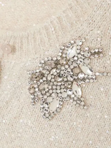 Erdem Embellished Alpaca-blend Cardigan | Thumbnail 4