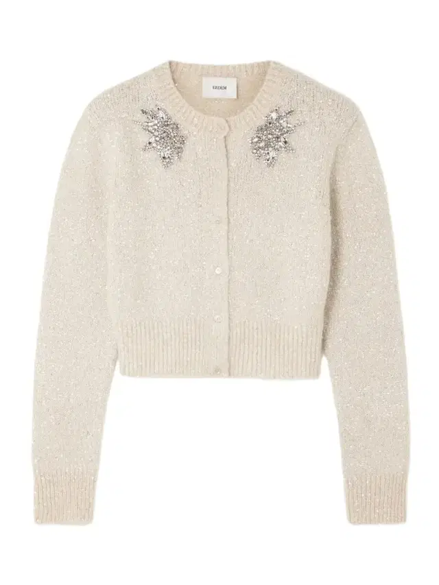 Embellished Alpaca-blend Cardigan