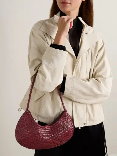 Dragon Diffusion Nova Luna Woven Leather Shoulder Bag | Thumbnail 2