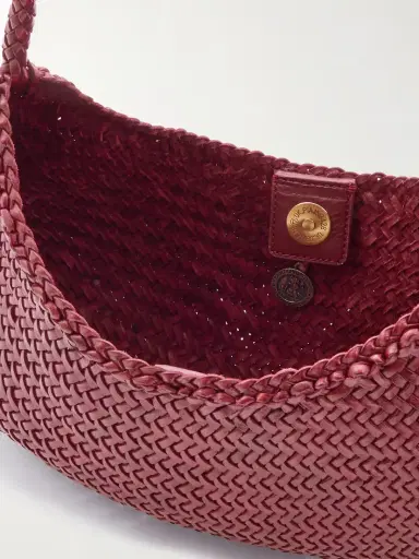 Dragon Diffusion Nova Luna Woven Leather Shoulder Bag | Thumbnail 5