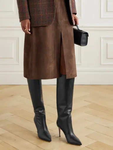 Gianvito Rossi Hansen 85 Leather Knee Boots | Thumbnail 2