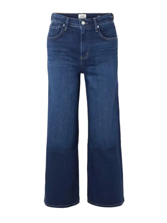 Lyra Cropped High-rise Wide-leg Jeans