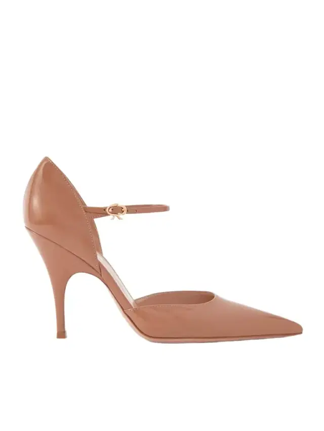 Gianvito Rossi Nuit 95 Patent-leather Pumps