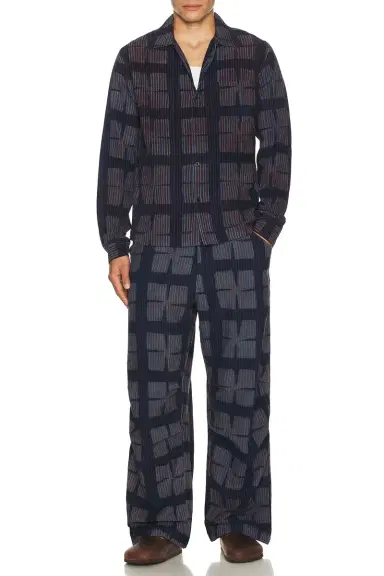 Kardo Chintan Block Print Boxy Fit Long Sleeve Shirt | Thumbnail 2
