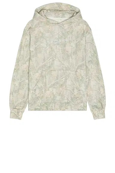 Museum of Peace and Quiet Wordmark Camo Distressed Hoodie | Thumbnail 3