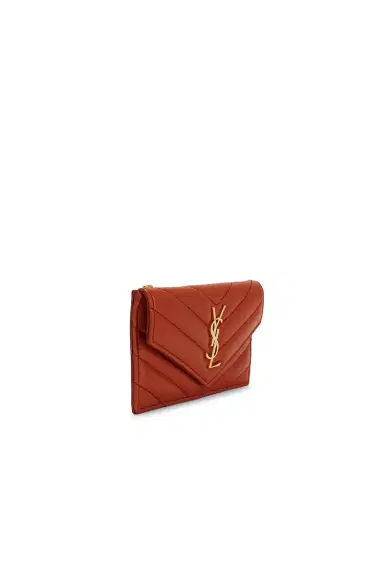Saint Laurent Zipped Fragments Credit Card Case | Thumbnail 3 Saint Laurent Zipped Fragments Credit Card Case | Thumbnail 3