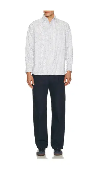 Beams Plus B.D. Classic-Fit Burnout Dot Candy Stripe | Thumbnail 2 Beams Plus B.D. Classic-Fit Burnout Dot Candy Stripe | Thumbnail 2