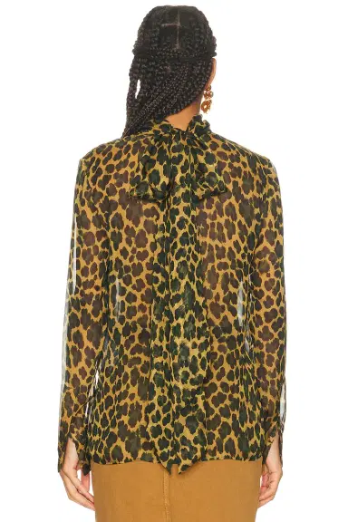 Saint Laurent Long Sleeve Top | Thumbnail 3 Saint Laurent Long Sleeve Top | Thumbnail 3