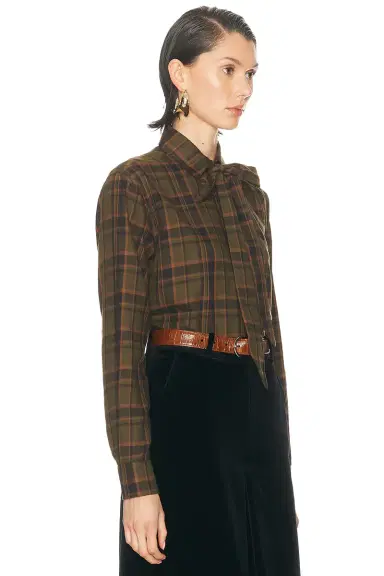 Saint Laurent Long Sleeve Top | Thumbnail 2 Saint Laurent Long Sleeve Top | Thumbnail 2