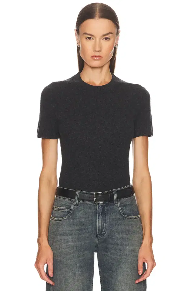 Short Sleeve Crewneck Knit Logo Tee