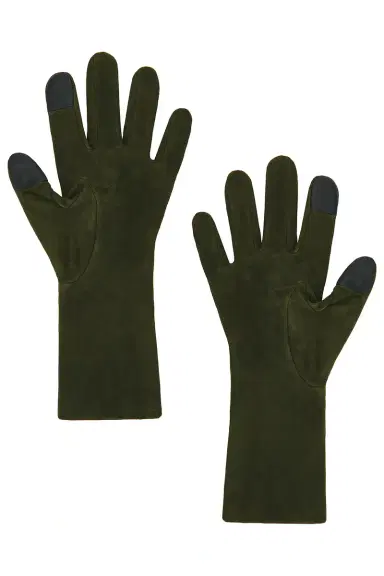 Agnelle Christina Suede Gloves | Thumbnail 2 Agnelle Christina Suede Gloves | Thumbnail 2