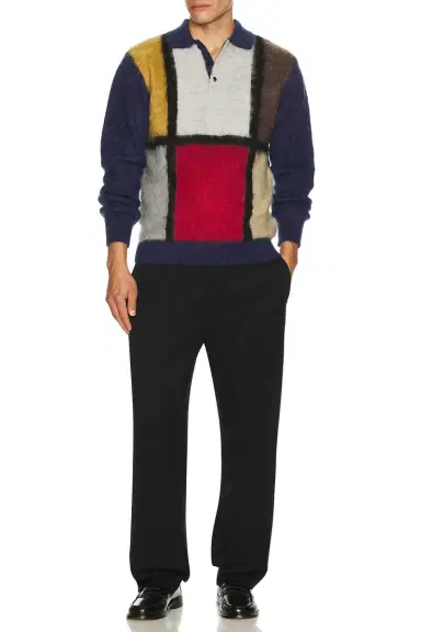 Beams Plus Knit Polo Shaggy 9G | Thumbnail 2