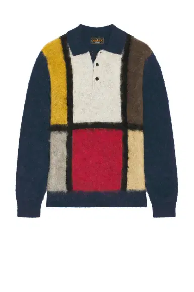 Beams Plus Knit Polo Shaggy 9G | Thumbnail 3