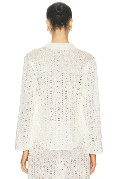 Calle Del Mar Tailored Eyelet Shirt | Thumbnail 4