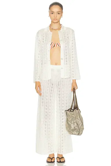 Calle Del Mar Tailored Eyelet Shirt | Thumbnail 5