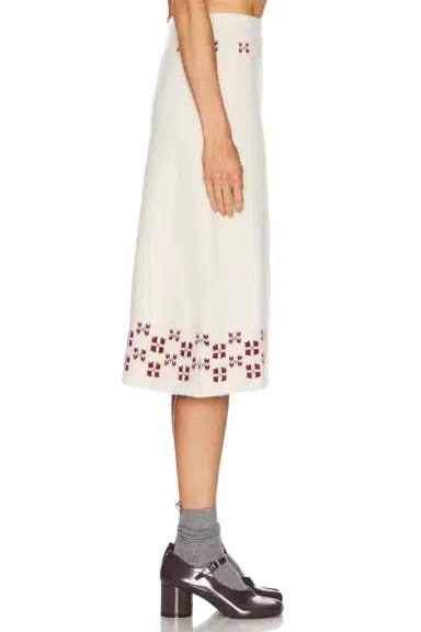 Calle Del Mar Winter Fair Isle Skirt | Thumbnail 3