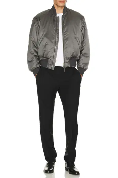 TOM FORD Soft Silk Satin Bomber | Thumbnail 4 TOM FORD Soft Silk Satin Bomber | Thumbnail 4