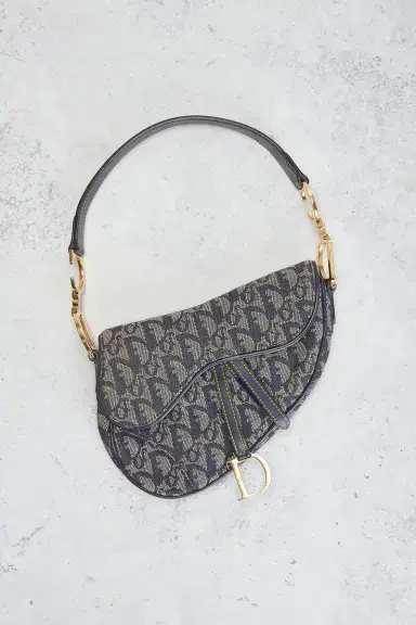 Dior Vintage Diorissimo Saddle Bag | Thumbnail 4