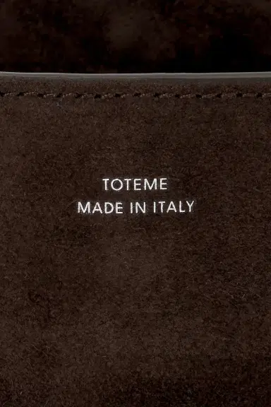 TOTEME Suede Belted Bucket Bag | Thumbnail 6