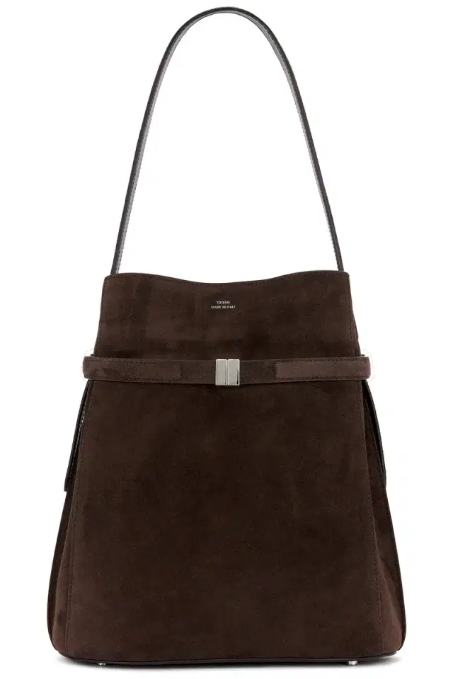 Toteme Suede Belted Bucket Bag