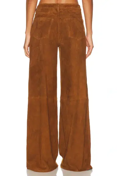 Sprwmn 5 Pocket Mid Rise Wide Leg | Thumbnail 4 Sprwmn 5 Pocket Mid Rise Wide Leg | Thumbnail 4