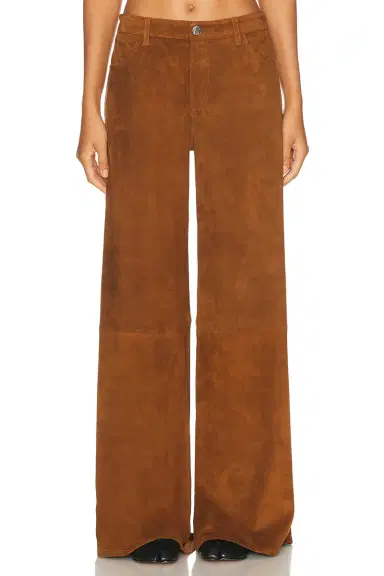 Sprwmn 5 Pocket Mid Rise Wide Leg | Thumbnail 1 Sprwmn 5 Pocket Mid Rise Wide Leg | Thumbnail 1