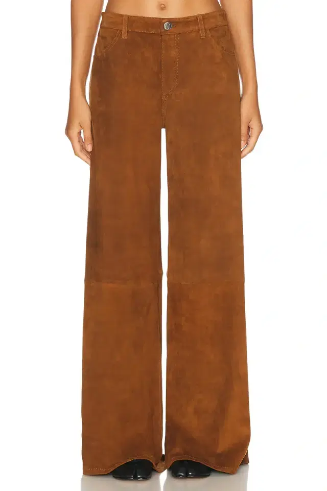 SPRWMN 5 Pocket Mid Rise Wide Leg