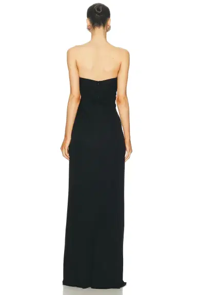 Atlein Bustier Ruched Gown | Thumbnail 3