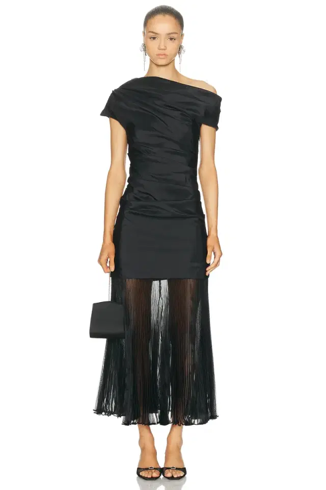 SIMKHAI Ammalie Combo Midi Dress