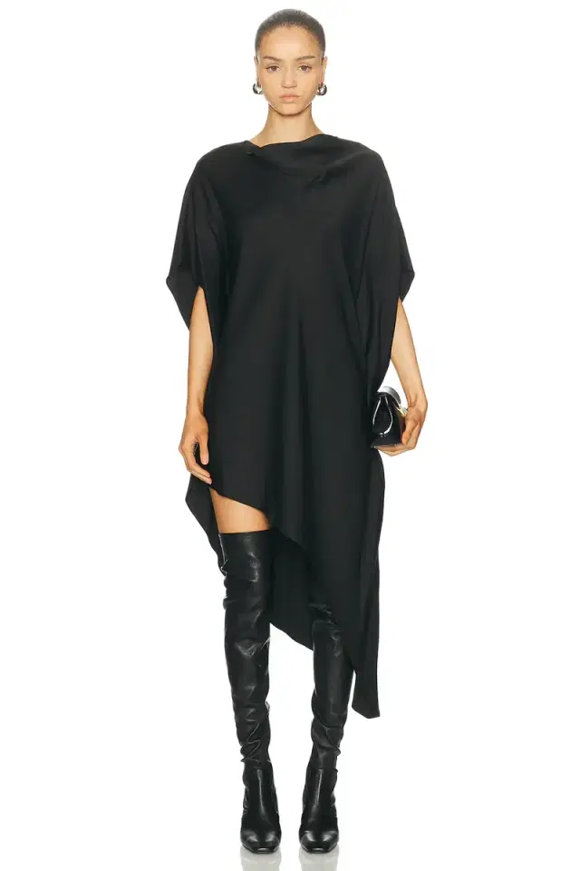 Sadia Cape Mini Dress Sadia Cape Mini Dress