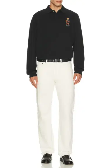 Polo Ralph Lauren Long Sleeve Novelty Holiday Bear Polo | Thumbnail 2
