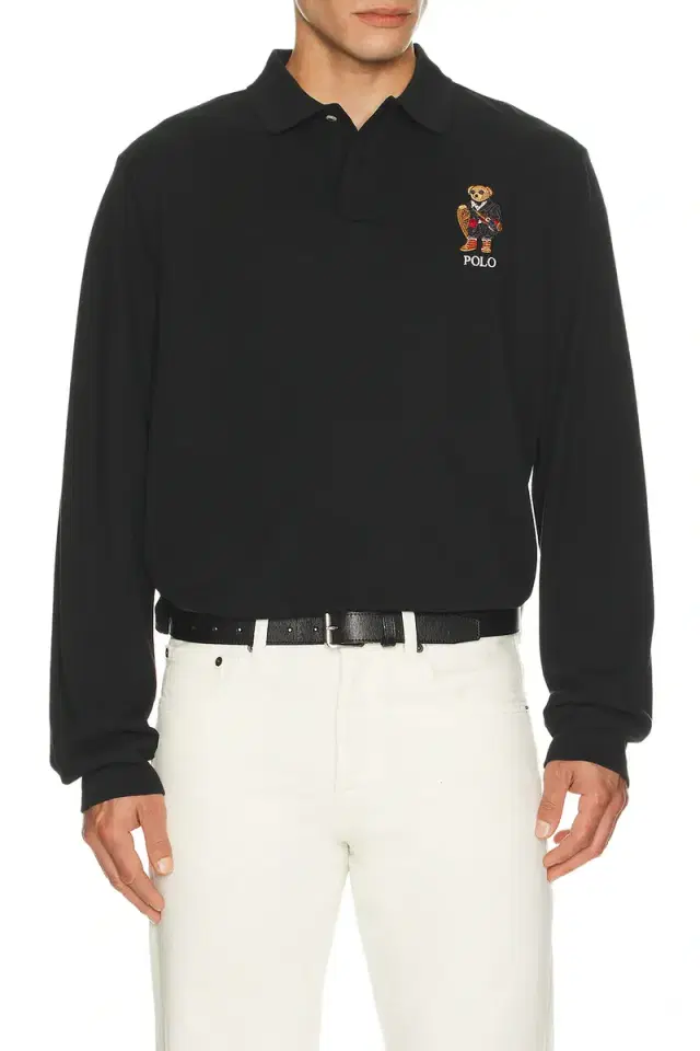 Polo Ralph Lauren Long Sleeve Novelty Holiday Bear Polo