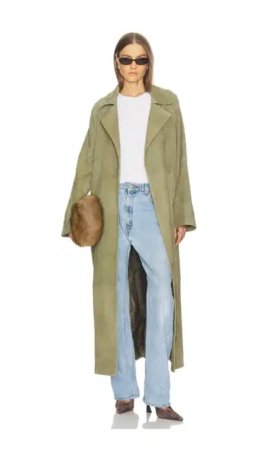 SRG Louise Suede Coat | Thumbnail 1