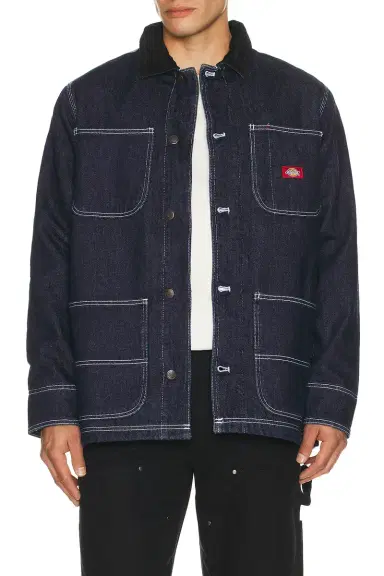 Dickies Denim Blanket Lined Chore Coat | Thumbnail 1