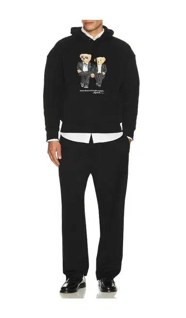 Polo Ralph Lauren Cloud Fleece Holiday Bear Hoodie | Thumbnail 2