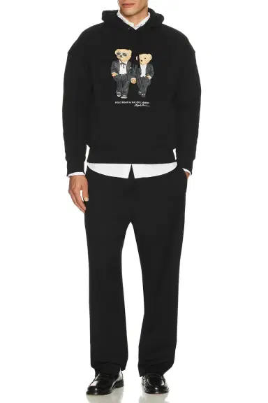 Polo Ralph Lauren Cloud Fleece Holiday Bear Hoodie | Thumbnail 4