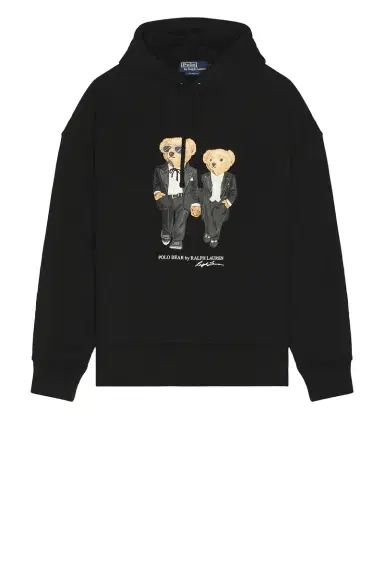 Polo Ralph Lauren Cloud Fleece Holiday Bear Hoodie | Thumbnail 5