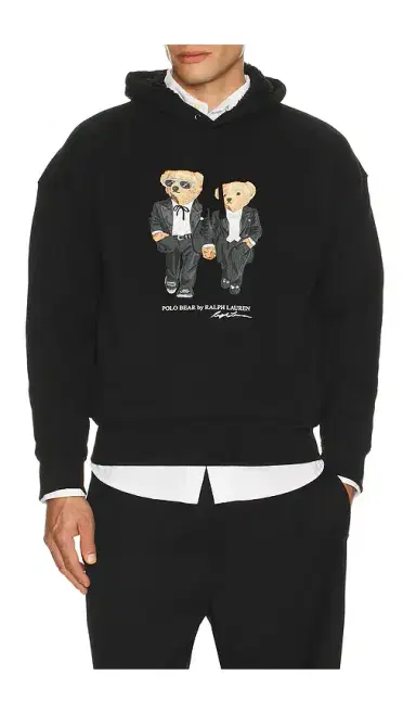 Polo Ralph Lauren Cloud Fleece Holiday Bear Hoodie | Thumbnail 1