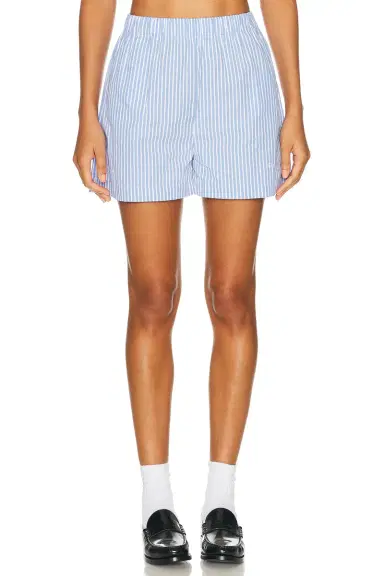 Sporty & Rich x Hotel Du Cap Eden Roc Eden Script Poplin Short | Thumbnail 1