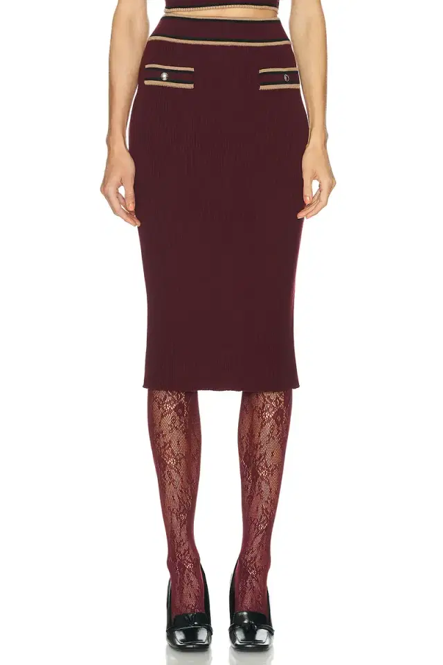 Alessandra Rich Midi Skirt