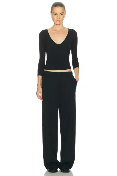 Skims Cotton Fleece Classic Straight Leg Pant | Thumbnail 5