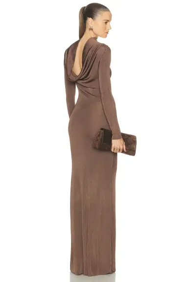 SRG Sylveeah Draped Cowl Gown | Thumbnail 3