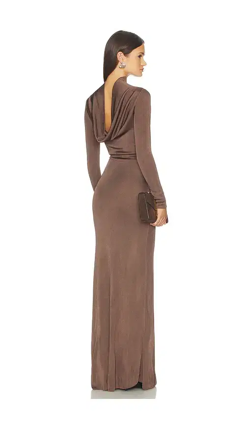 SRG Sylveeah Draped Cowl Gown